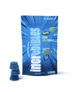 Sour Blue Razzberry THC Gummies